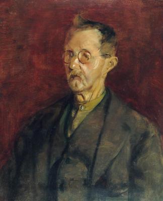 Appraisal: RUSKIN SPEAR R A - Portrait of Mr Burden half