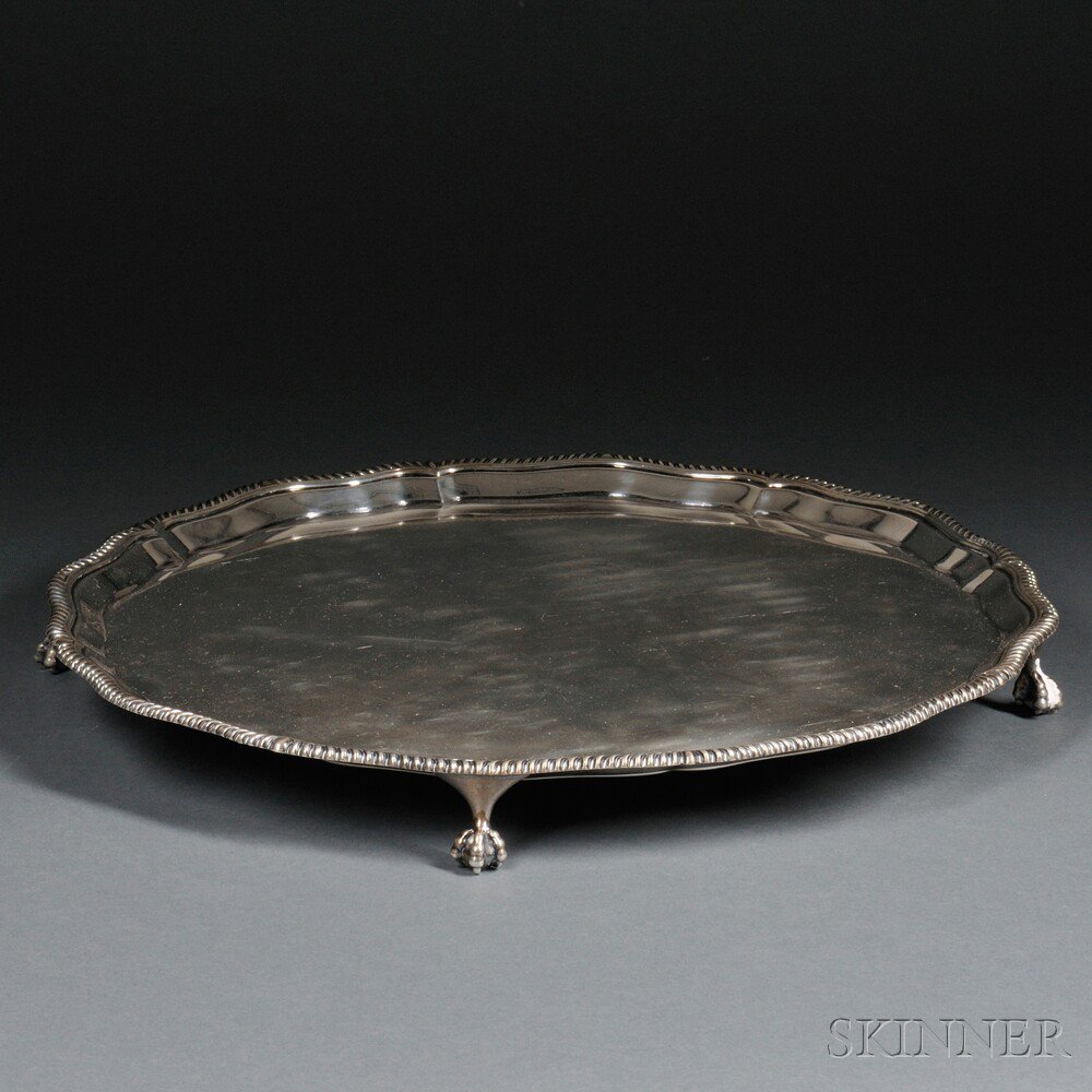 Appraisal: Edward VII Sterling Silver Salver London - Thomas Bradbury Sons