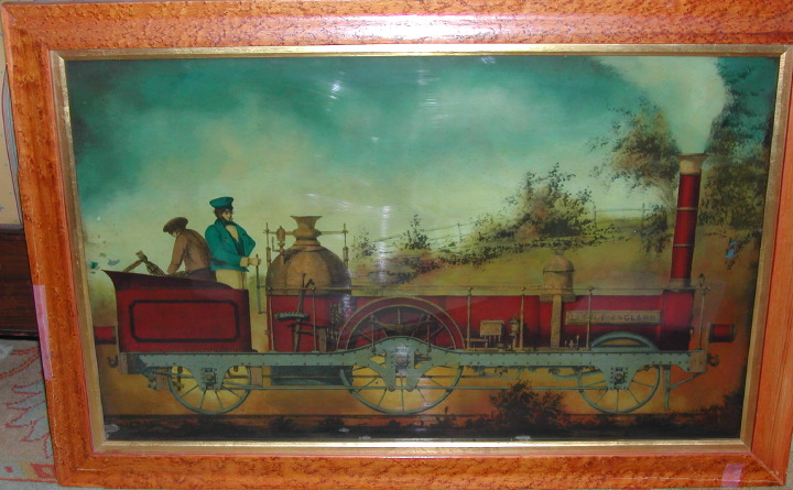 Appraisal: British School th Century The Steam Engine Little England chromolithograph