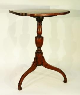 Appraisal: NE Federal Red Wash Maple Mahogany Veneer Table NEW ENGLAND