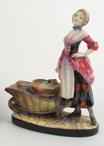 Appraisal: ROYAL DOULTON FIGURINE HN Molly Malone in red and dark