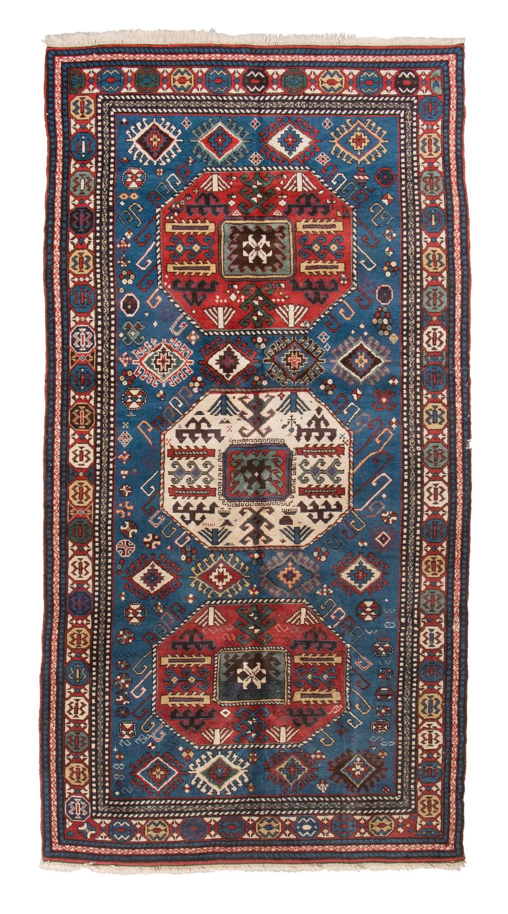 Appraisal: KAZAK DESIGN RUG X LAST QUARTER OF THE TH CENTURYKAZAK