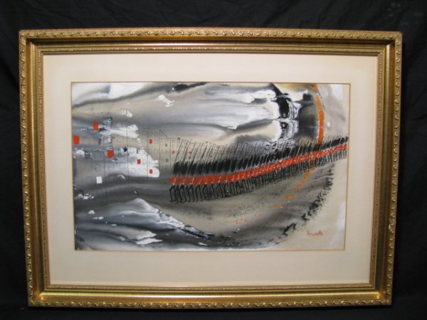 Appraisal: Title English Grenadier Guards signed by artist Poucette Born Paris