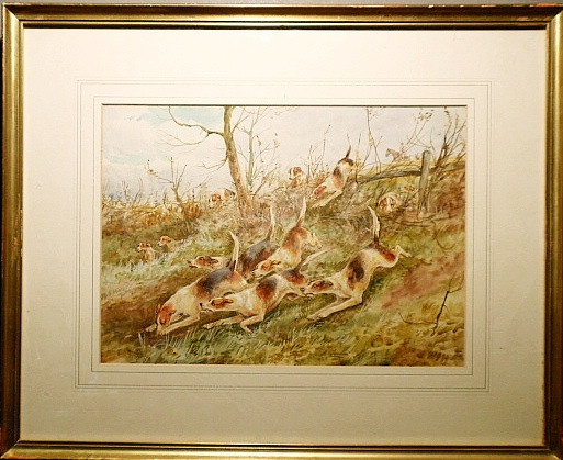 Appraisal: - Davis Arthur Alfred United Kingdom - watercolor painting of