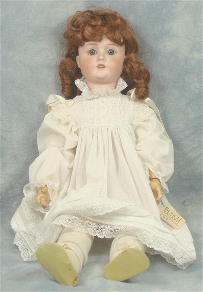 Appraisal: Schoenau Hoffmeister bisque head doll inches tall no cracks to