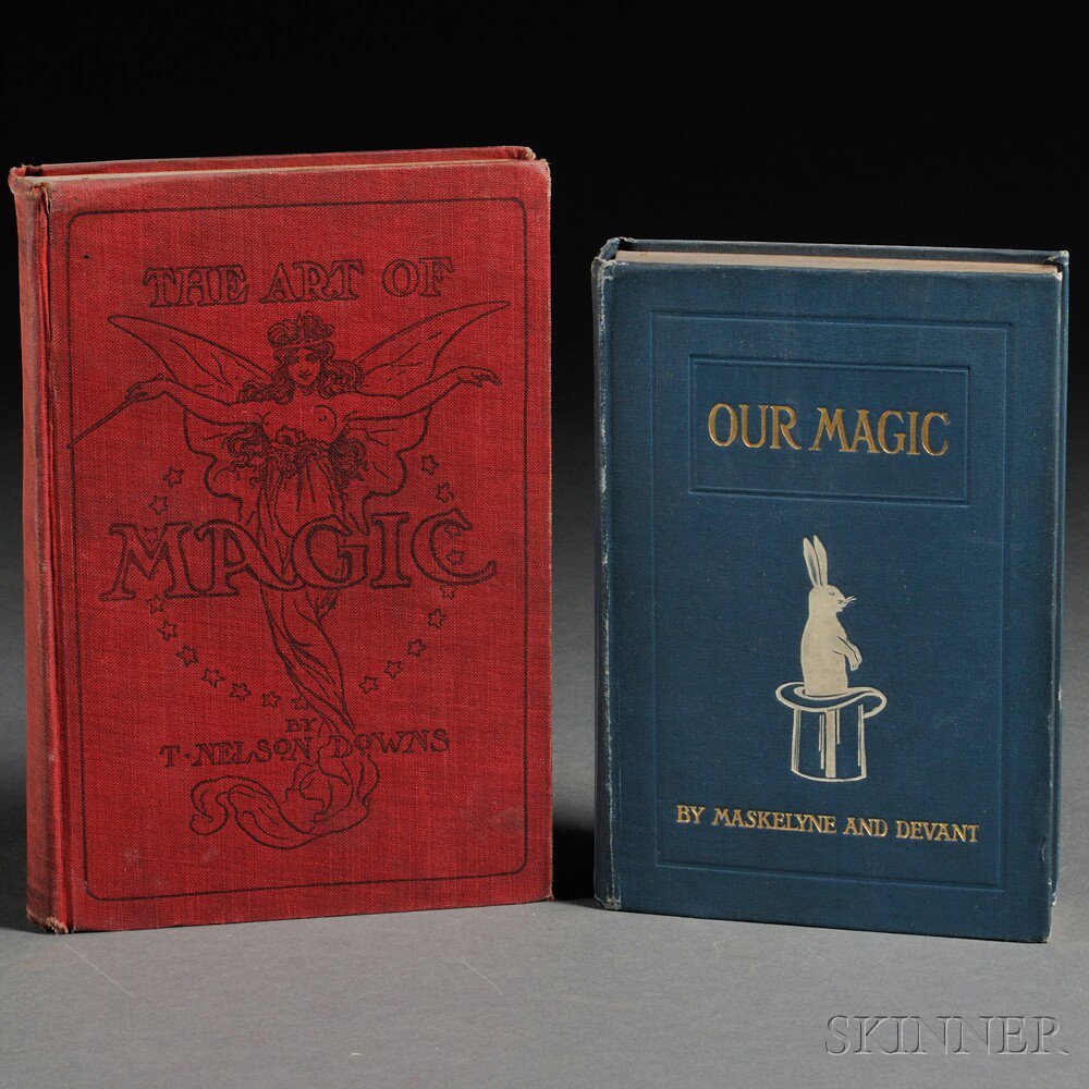 Appraisal: Magic Early th Century Two Volumes T Nelson Downs's The