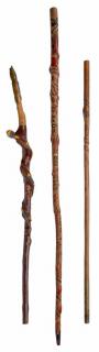 Appraisal: Three Signed Carved Folk Art Canes Virginia and Tennessee th