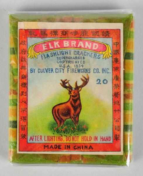 Appraisal: Elk Brand -Pack Firecrackers Class Culver City Fireworks Condition Very