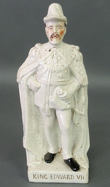 Appraisal: Staffordshire standing figure of King Edward VII h x w