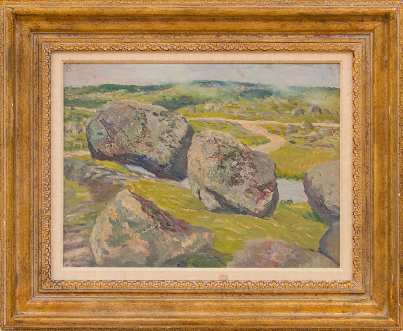 Appraisal: WILLIAM STARKWEATHER - THE GREAT ROCKS AT PEGGY'S COVE Oil