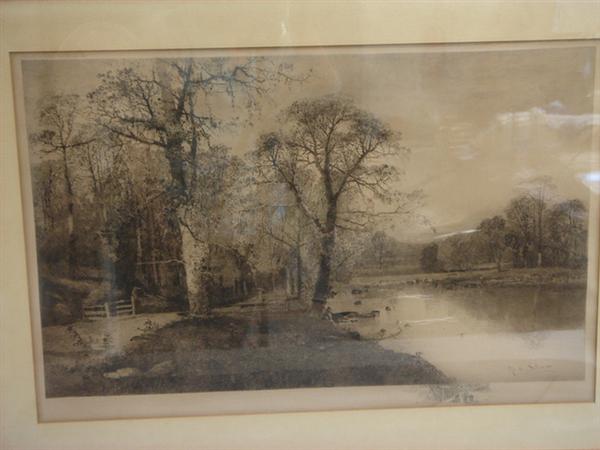 Appraisal: Robert Shaw American - b w etching Path Along the