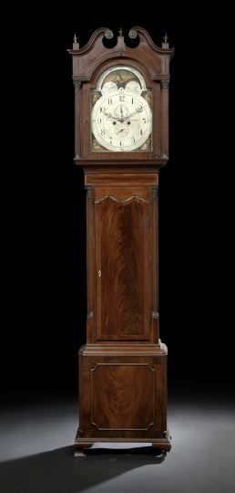 Appraisal: Good George III Mahogany Tall Case Clock fourth quarter th