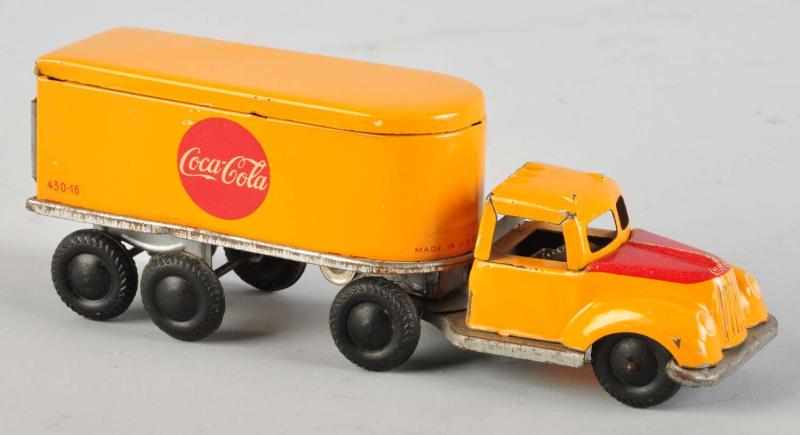 Appraisal: Rare Goso Coca-Cola Wind-Up Toy Truck Description to Nice truck