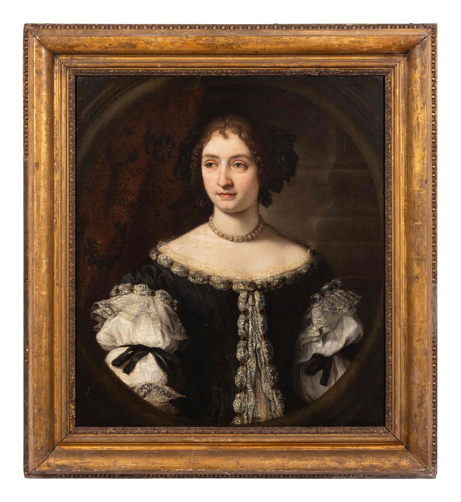 Appraisal: Continental School th Century Continental School th Century Portrait of