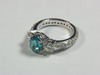 Appraisal: LADY'S RING - K white gold ring centered by an