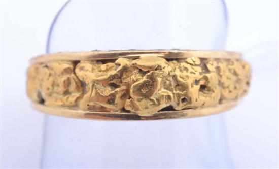 Appraisal: A RING STAMPED CT GOLD