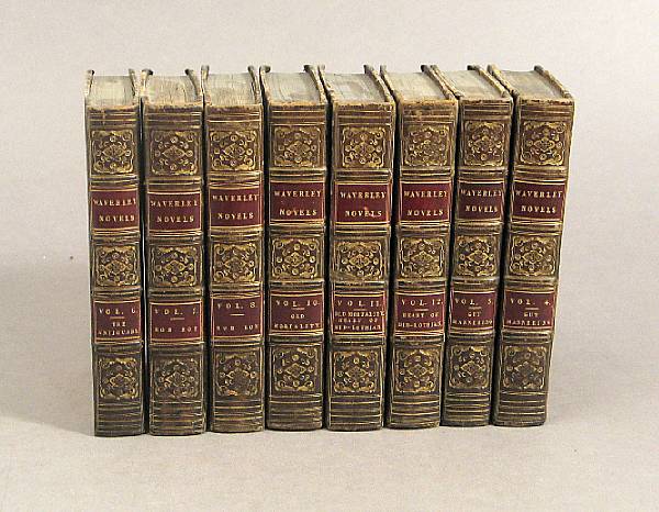 Appraisal: BINDINGS Scott Walter The Waverley Novels of Sir Walter Scott