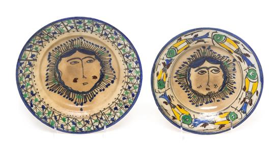 Appraisal: Sale Lot Two Zand or Qajar Faience Bowls th century