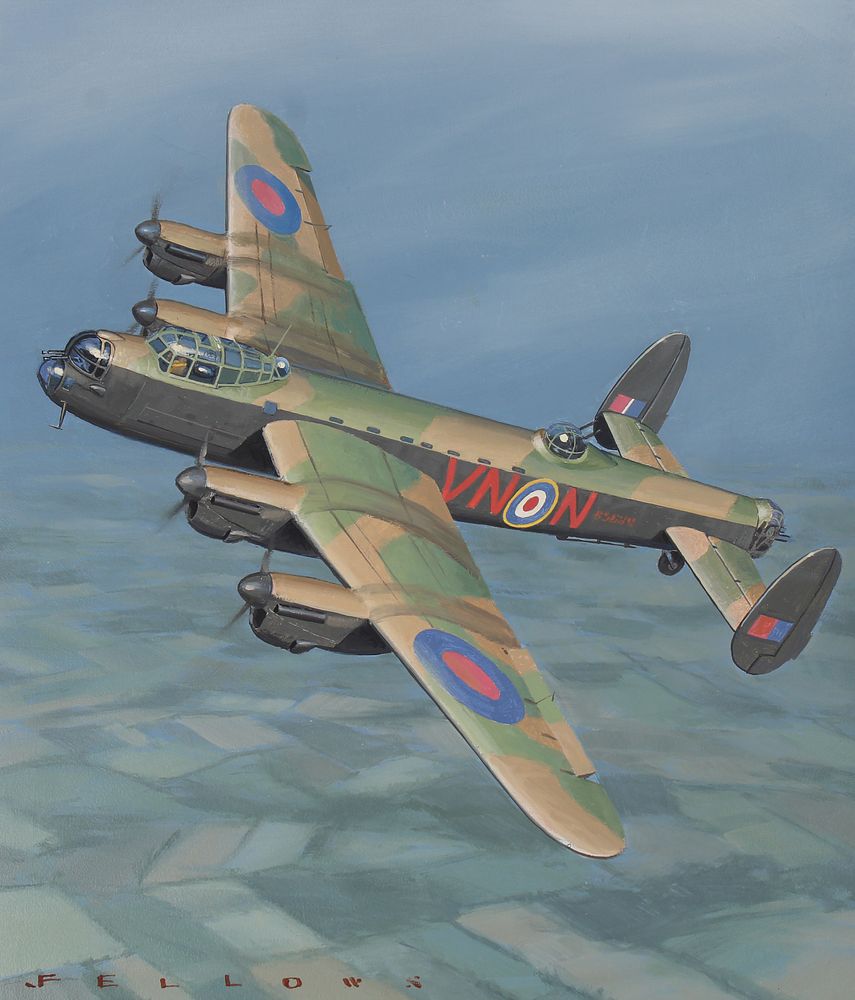 Appraisal: Jack Fellows B Avro Lancaster Jack Fellows American B Avro