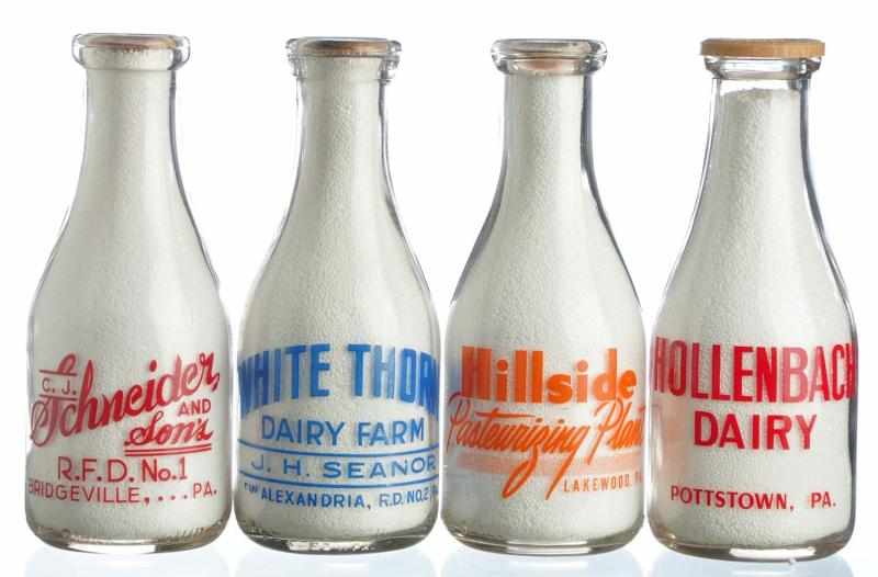 Appraisal: Lot of Pennsylvania Milk Bottles Description Lot includes one bottle