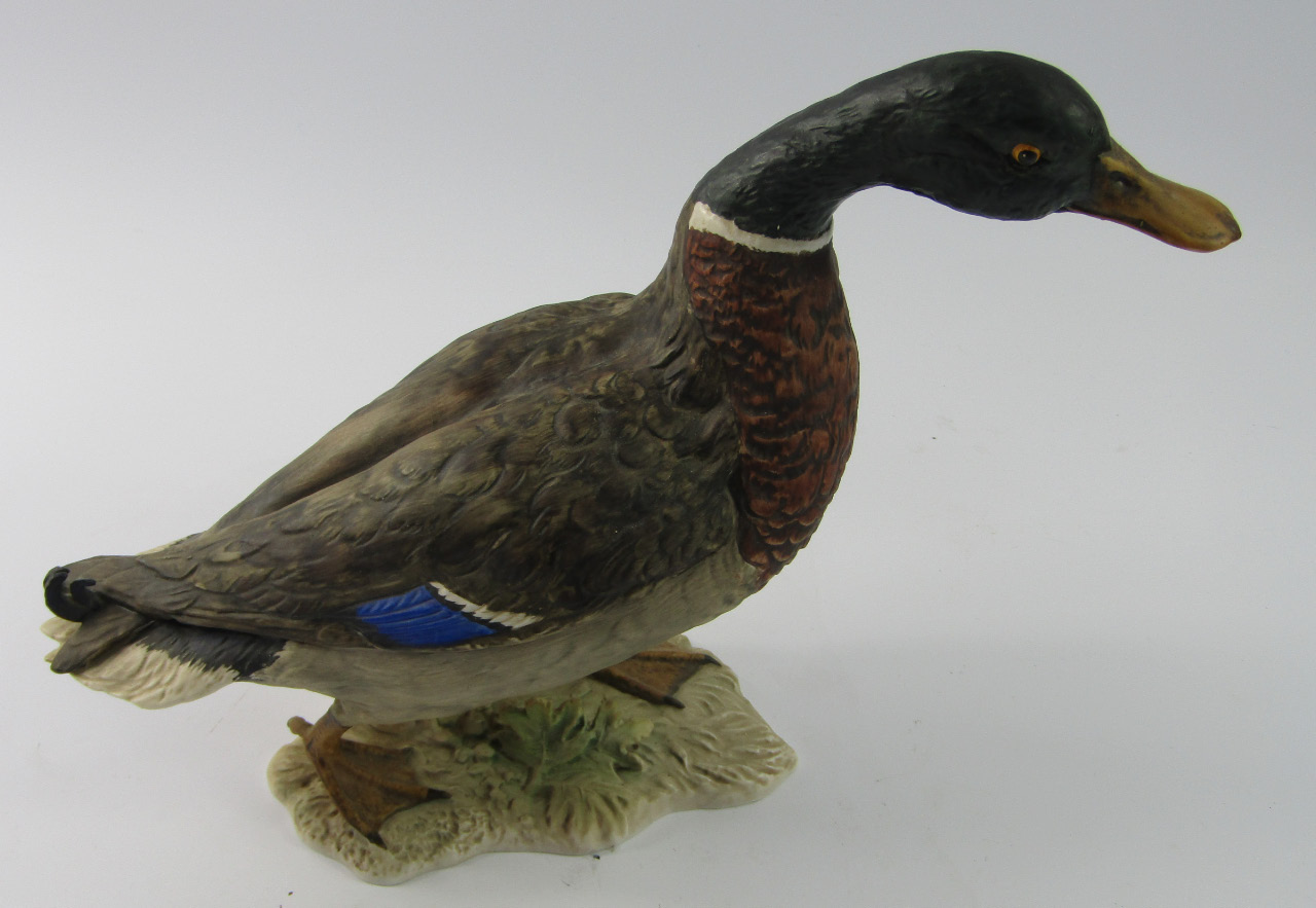 Appraisal: A Goebel Pottery figure of a mallard duck cm high