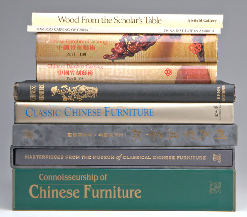 Appraisal: CHINESE FURNITURE ART BOOKS Four books by Wang Shixiang Classic