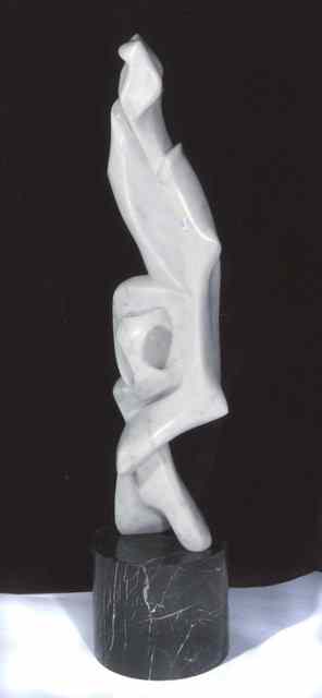 Appraisal: HERMAN DOTTERMANS 'Vorm' sculpture of an abstract life form white