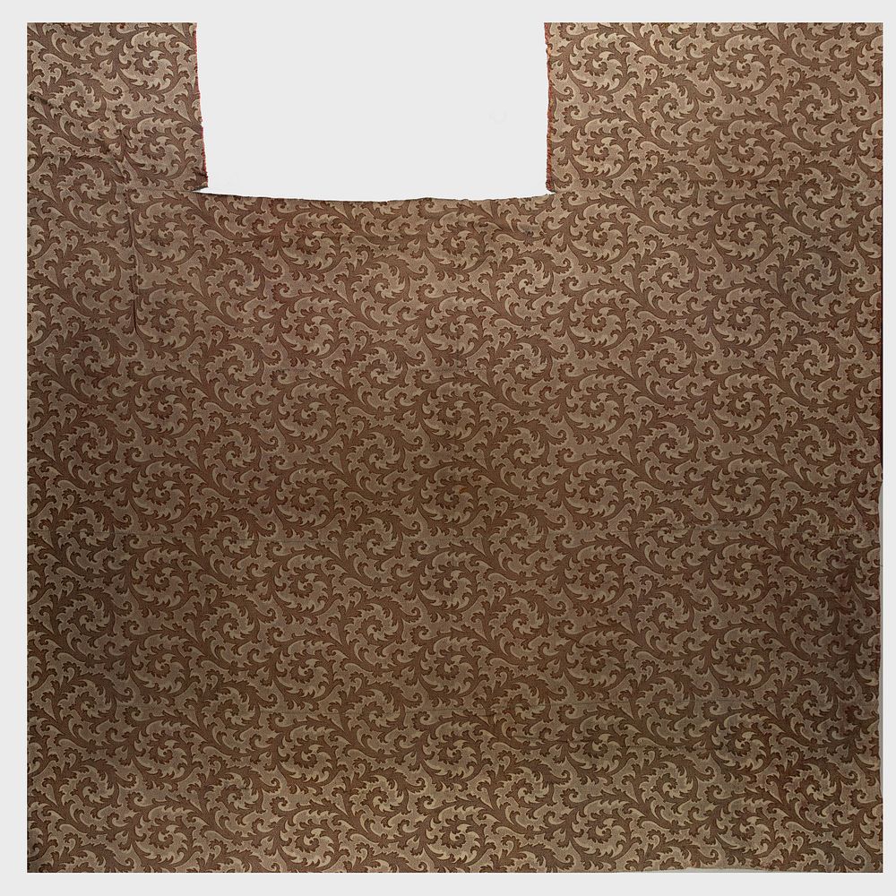 Appraisal: Large Brown and Cream Jacquard Woven Carpet ft in x