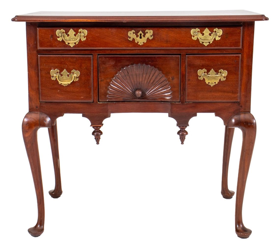 Appraisal: QUEEN ANNE DRESSING TABLE OR LOWBOY CIRCA Queen Anne Dressing