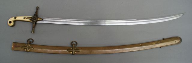 Appraisal: A British General Officer's Mamaluke Boy's sword patent inch slightly