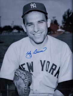 Appraisal: Yogi Berra Autographed Photo Complete with certificate of authenticity Framed