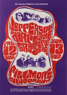 Appraisal: Bill Graham Vintage Rock Posters BG Wes Wilson American b