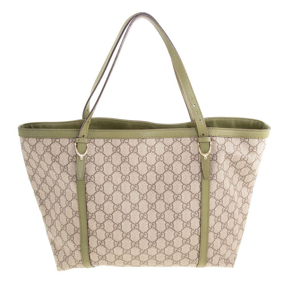 Appraisal: A Gucci Nice Tote GM A Monogram Coated Canvas Nice