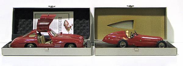 Appraisal: Collection of Marklin Boxed Racecars German boxed contemporary limited issue