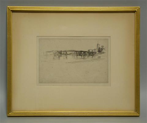 Appraisal: JAMES ABBOTT MCNEILL WHISTLER AMERICAN - THE LITTLE PUTNEY NO