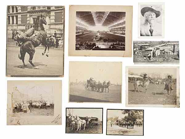 Appraisal: Buffalo Bill Wild West Show Group of Photographs Collected by