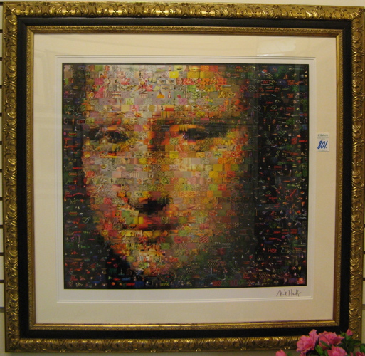 Appraisal: NEIL FARKAS SERIOLITHOGRAPH on paper titled Mona Lisa Image size