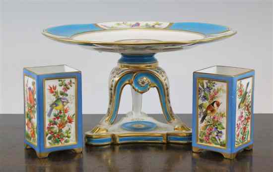 Appraisal: A Minton porcelain comport date code for painted to the