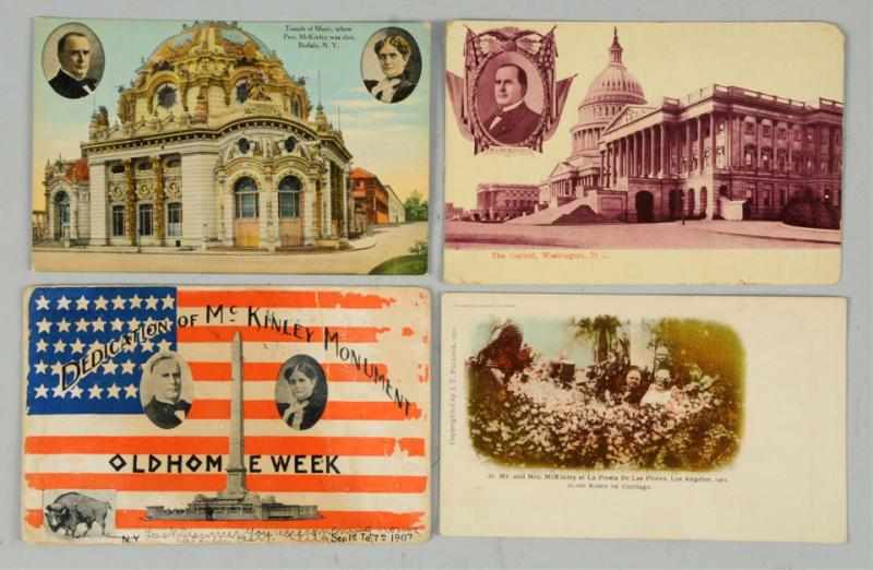 Appraisal: Lot of President William McKinley Postcards This lot consists of