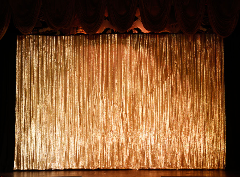 Appraisal: - The Silver Curtain Traveler Curtain The Silver Curtain sparkling