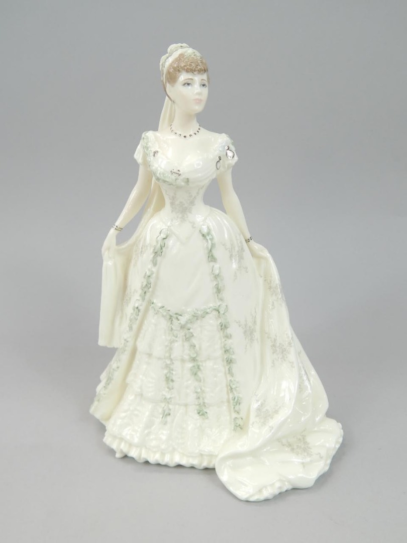 Appraisal: A Coalport limited edition figure Queen Mary number sculpted by