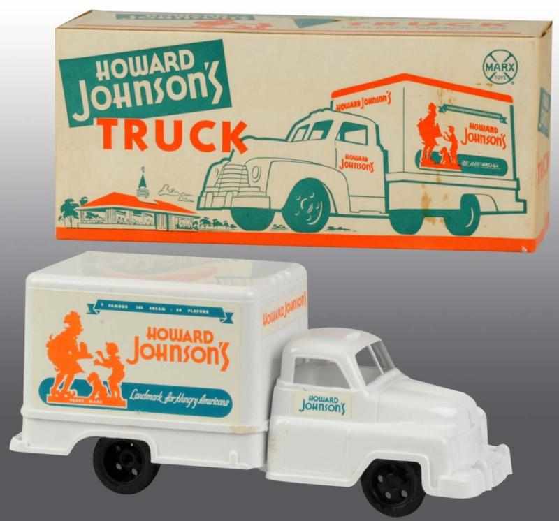 Appraisal: Marx Howard Johnson's Truck Toy Description Includes original box All