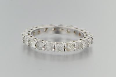 Appraisal: A Diamond Eternity Band k white gold eternity band set