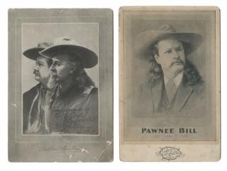 Appraisal: Cody W F and G W Lillie Two Cabinet Card