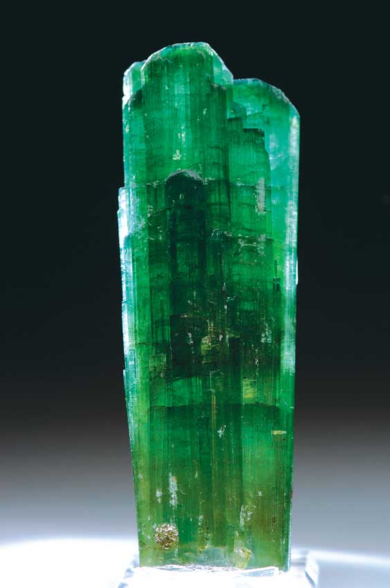 Appraisal: GREEN TOURMALINE CRYSTAL GROUP - THE EMERALD CITY Santa Rosa