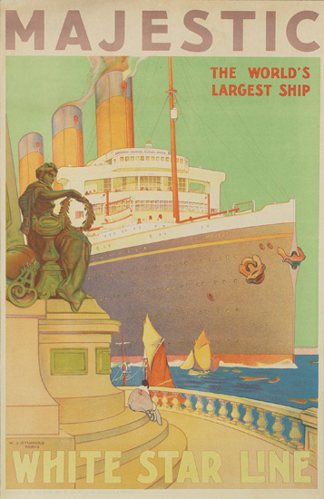 Appraisal: W J AYLWARD - MAJESTIC WHITE STAR LINE Circa x