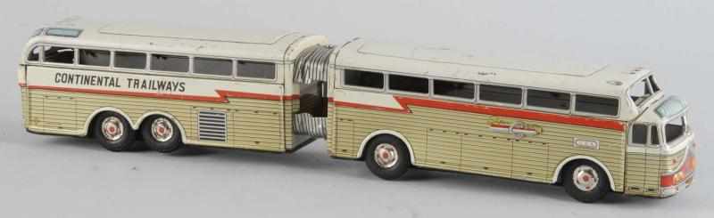 Appraisal: Continental Trailways Super Golden Eagle Bus Set Description Japanese Made