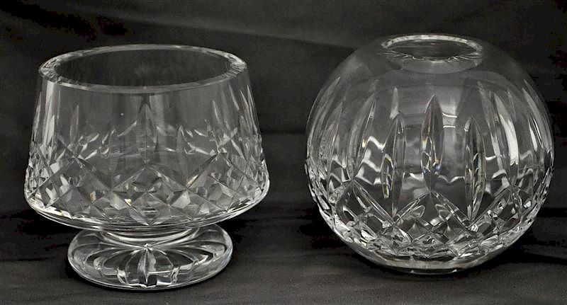 Appraisal: WATERFORD CRYSTAL LISMORE ROSE BOWL Waterford Crystal Lismore Rose Bowl