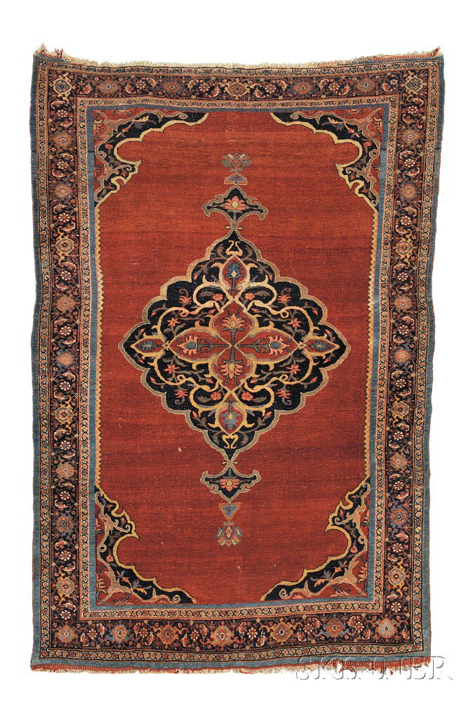 Appraisal: Halvai Bidjar Rug Northwest Persia third quarter th century the