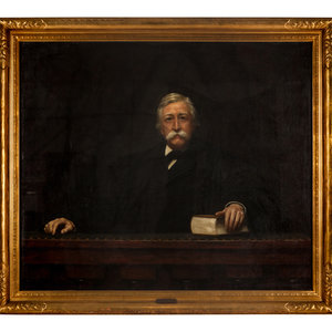 Appraisal: Robert Hinckley American - Portrait of Chief Justice Melville Weston